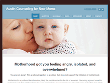 Tablet Screenshot of counselingfornewmoms.com